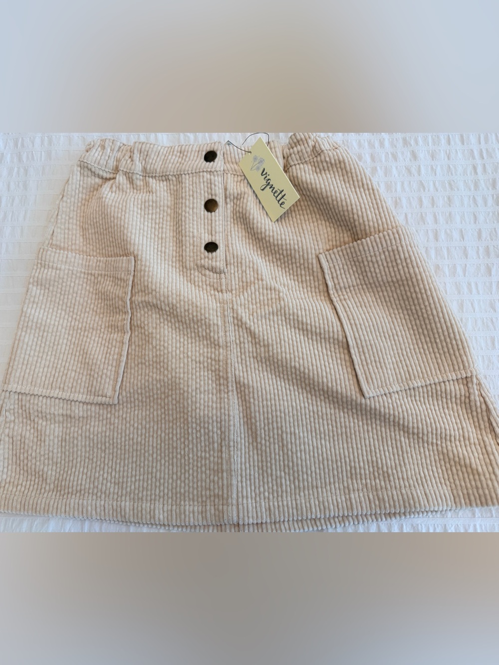 NWT Vignette Corduroy Mini Skirt. Size:12